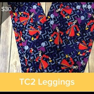 LuLaRoe Disney Captain Hook Leggings